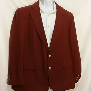Burgundy/ Red Vintage 2 button Blazer